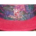 s Chapel Hill Golf Club Straw Hat Ladies Derby Cap Dark Pink Purple Green  eb-80971518